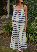 Sailor Tie Crop Top