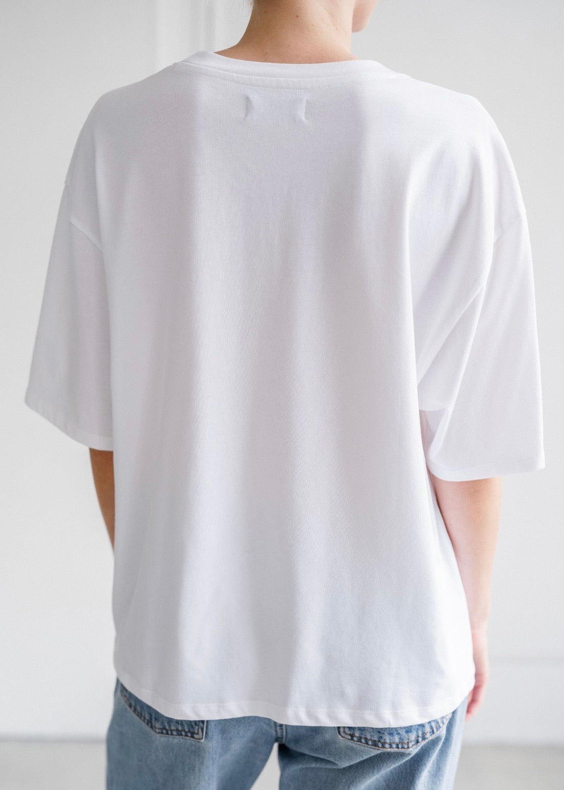 Boxy Crew Neck Tee