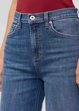 Performance Denim+ High Rise Wide Leg Crop