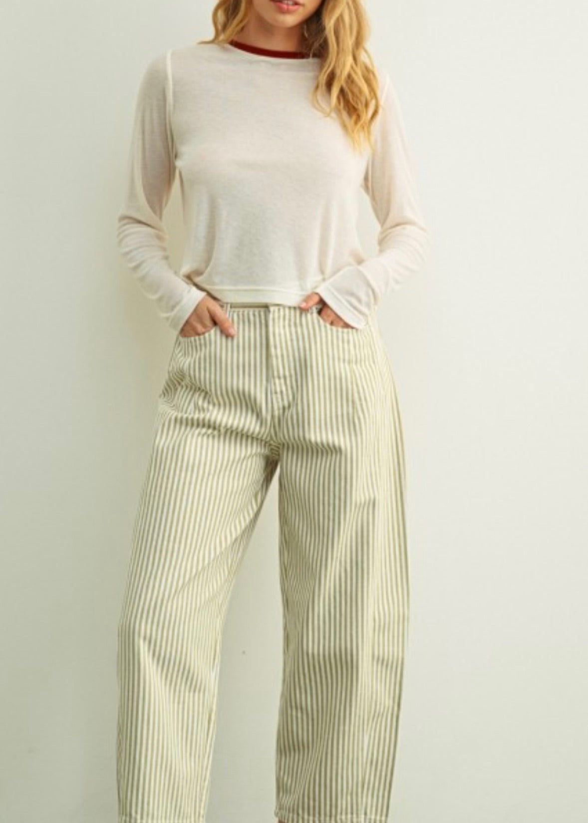 Ringer Long Sleeve Top