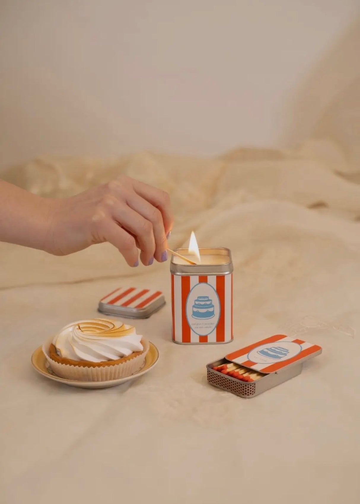 Cake (Earl Grey & Pistachio) Candle