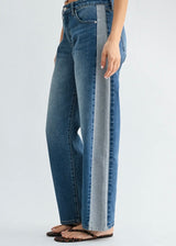 Contrast Detail Straight Leg