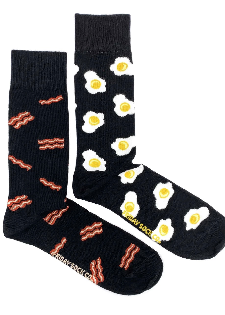 Bacon/Eggs Mens Socks