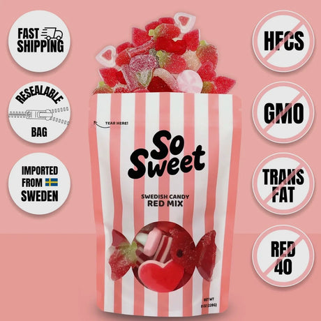 Swedish Candy Red Mix (8 oz)