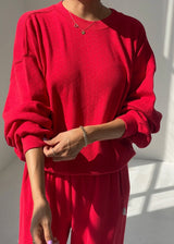 Pointelle Core Sweatshirt