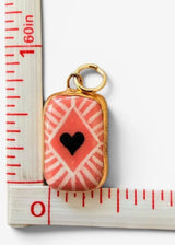 Shining Heart Diamond Charm