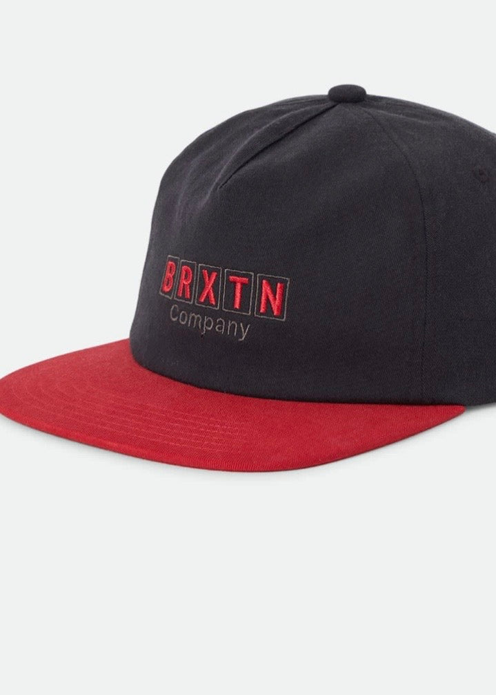 Blocked Snapback Black/Red