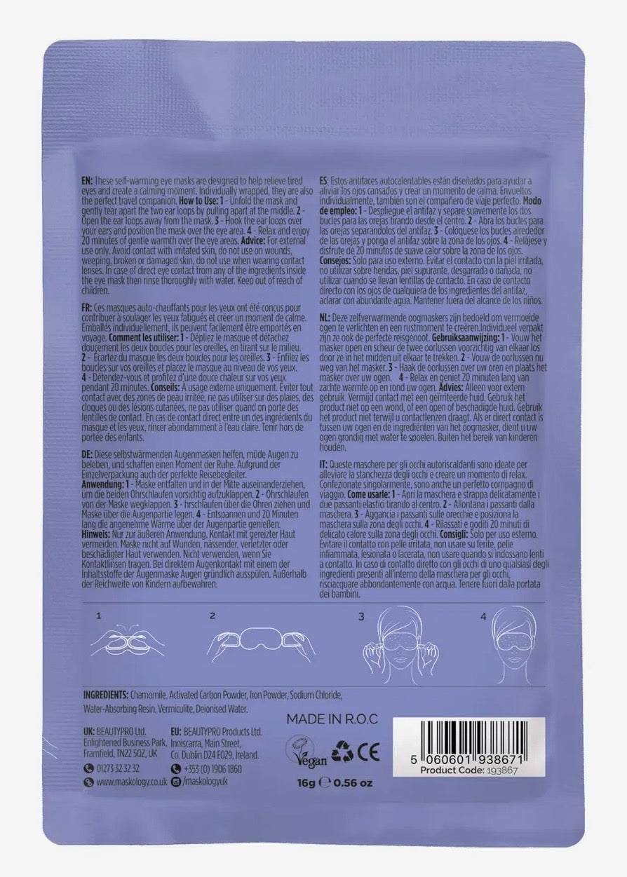 +maskology Thermotherapy Warming Eye Mask