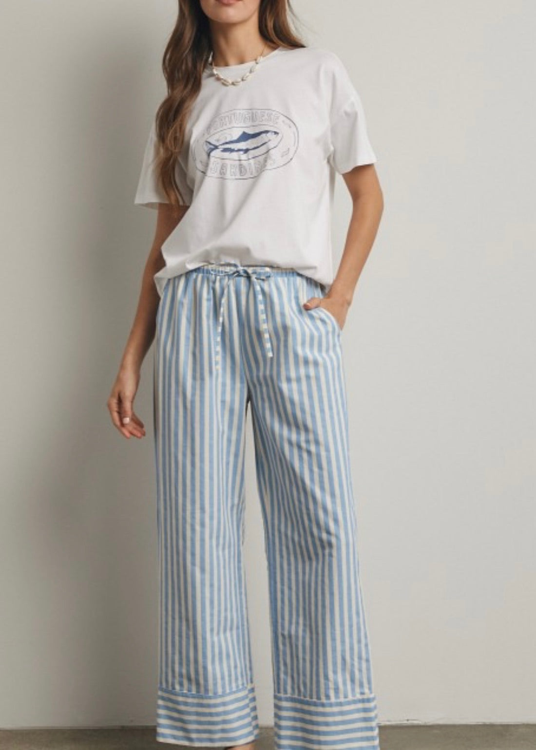 Above the Clouds Stripe Pants