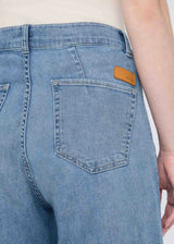 Performance Denim Lite Pleated Pant