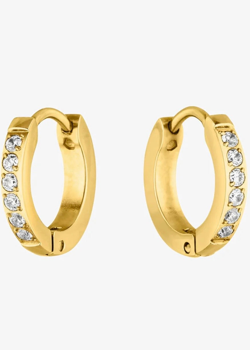 Tiny Gold Hoops