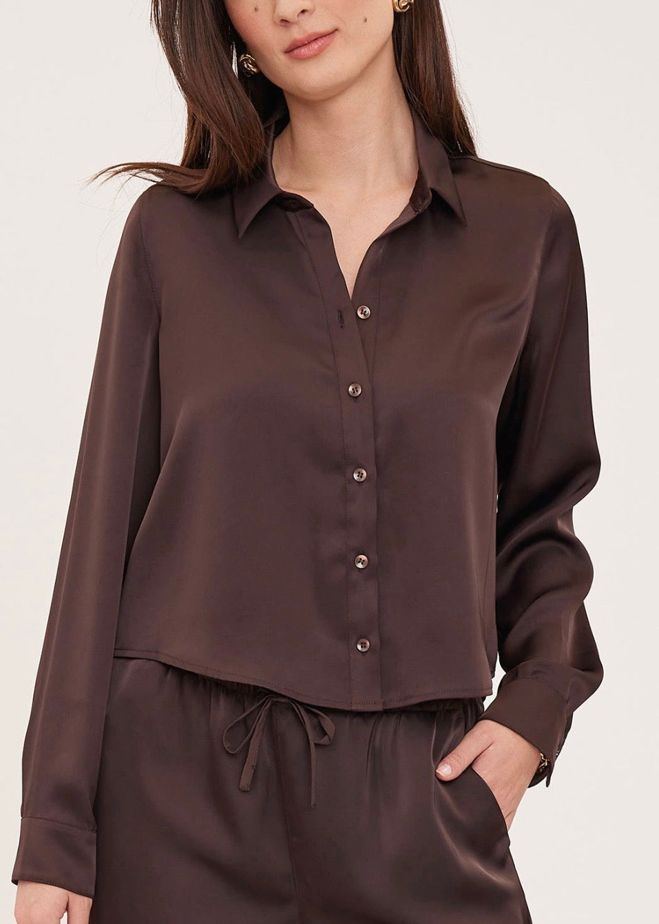 Leighton Satin Blouse