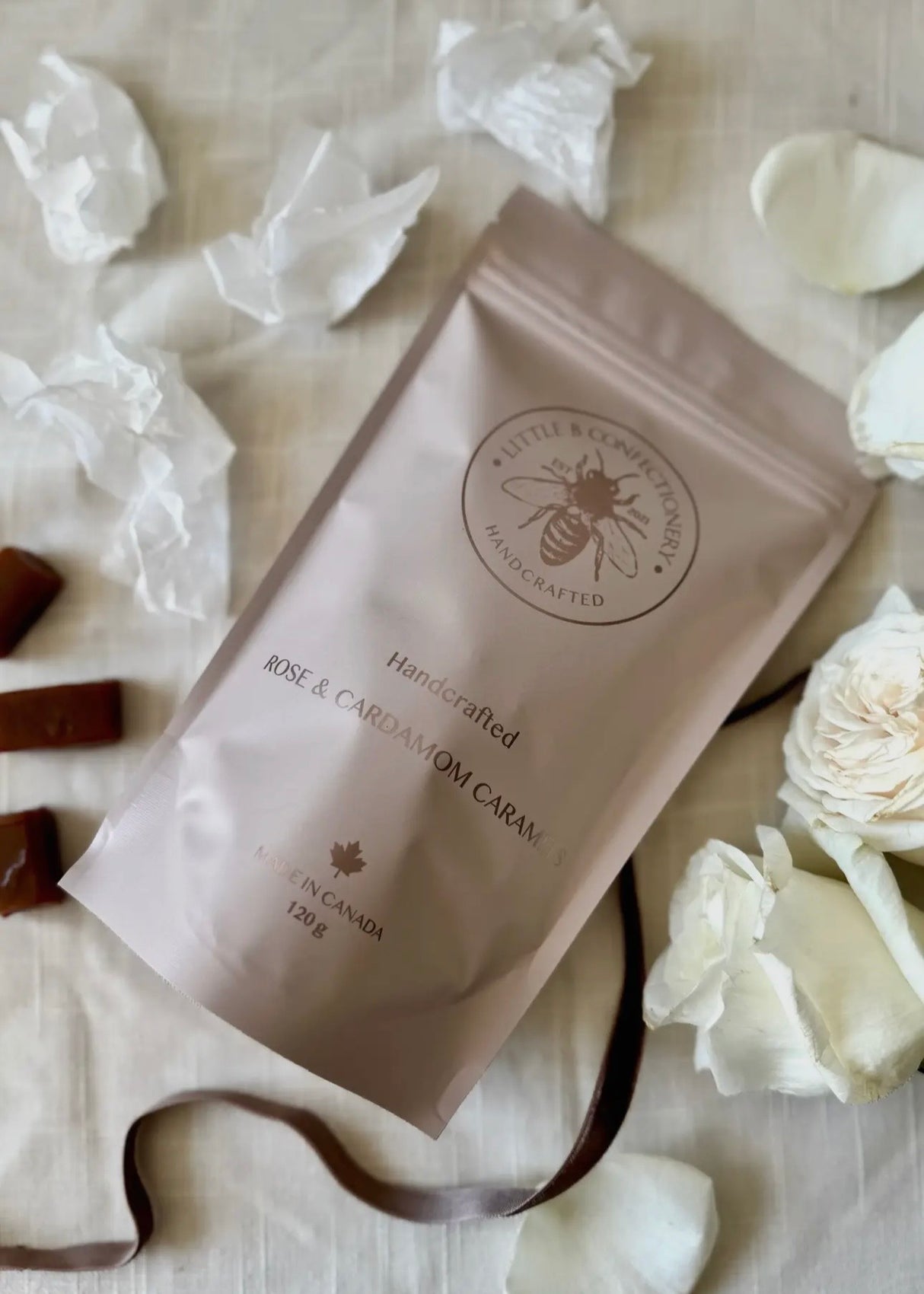Rose & Cardamom Caramels