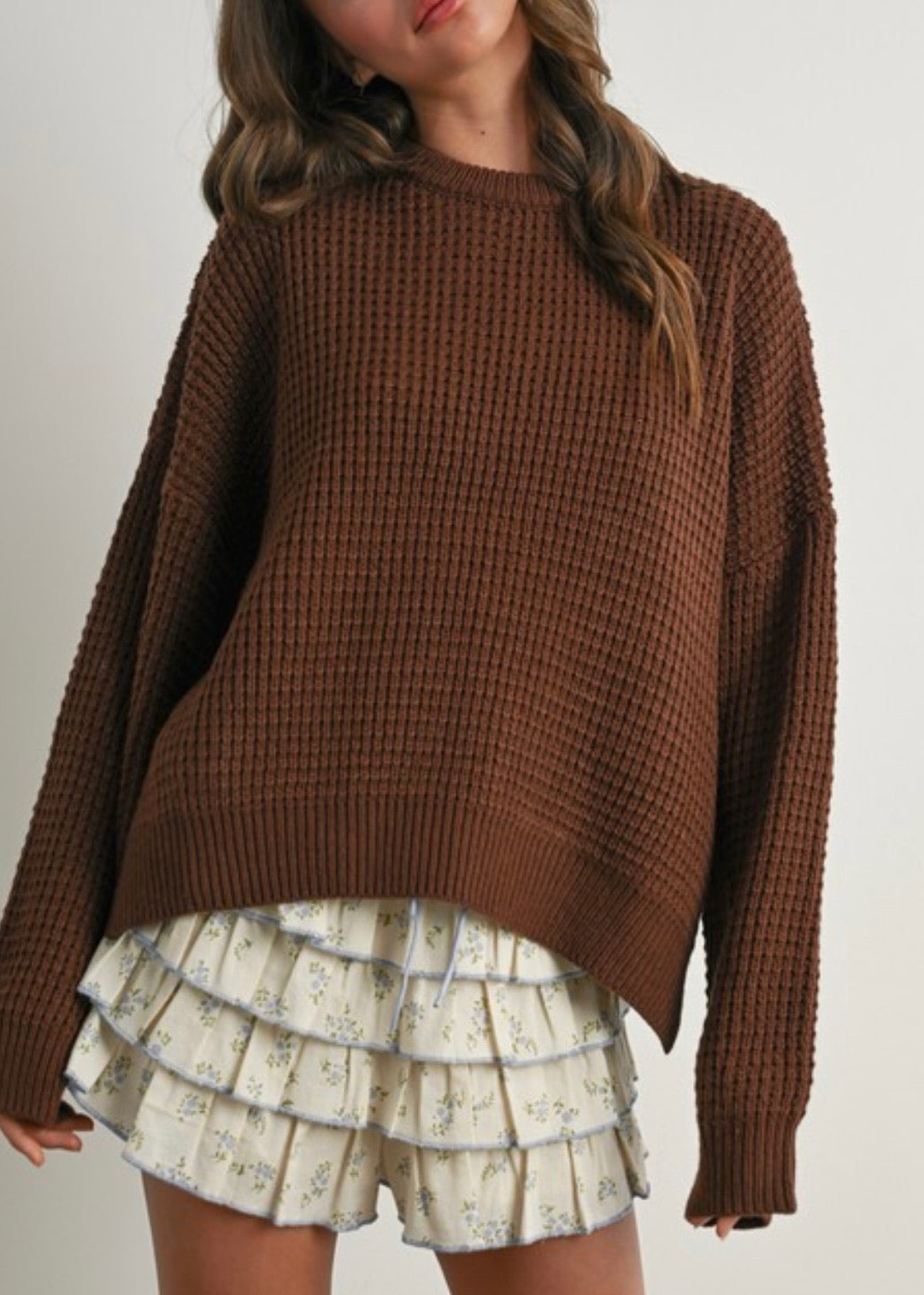 Yuki Waffle Sweater