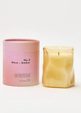 No. 3 Moss + Amber Candle