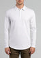 Drop-Cut Long Sleeve Lux Polo