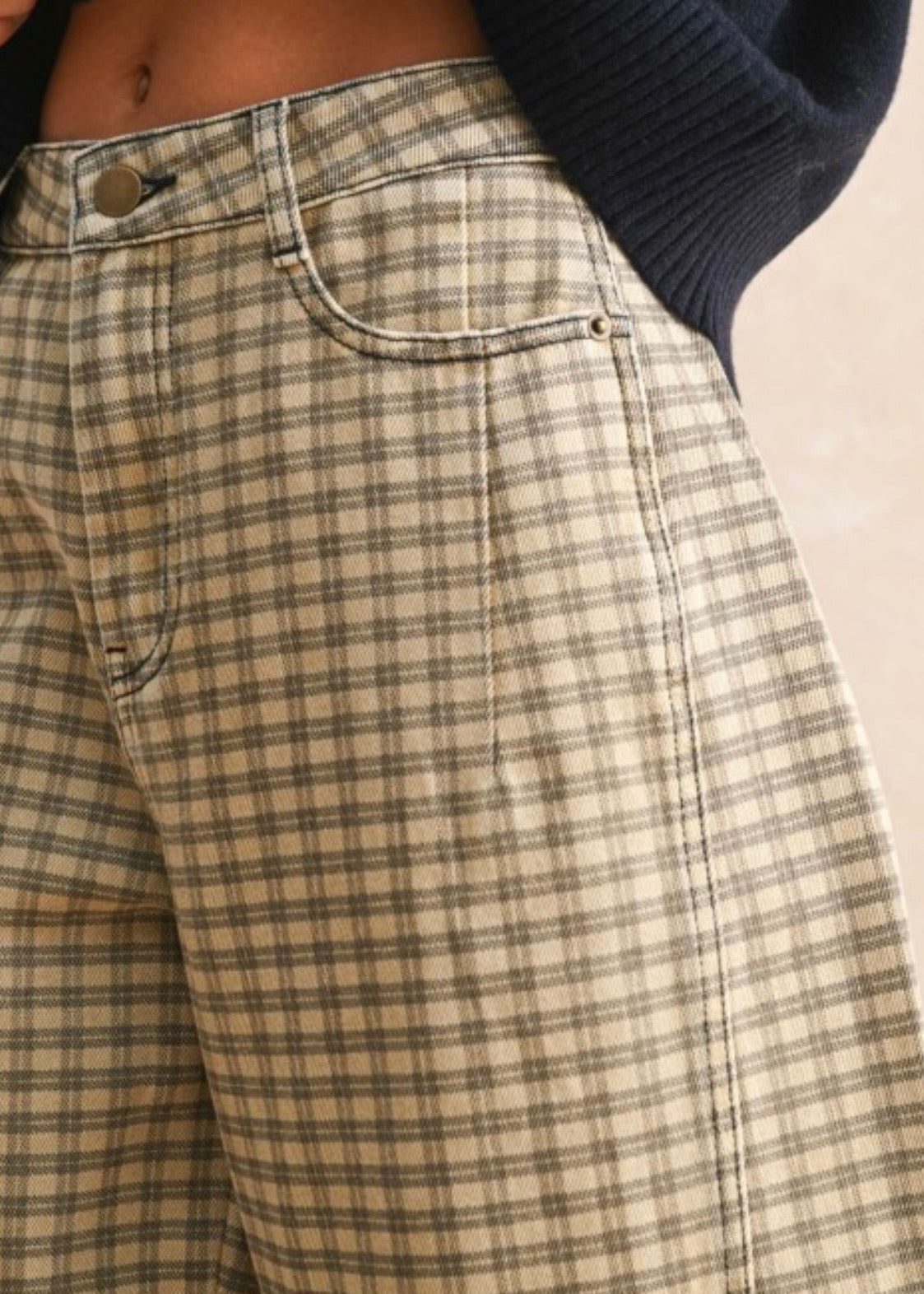 Abby Check Pant