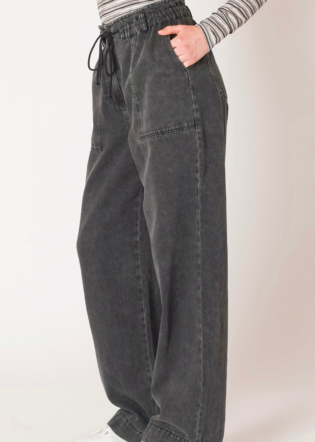 Wide Leg Denim Pant