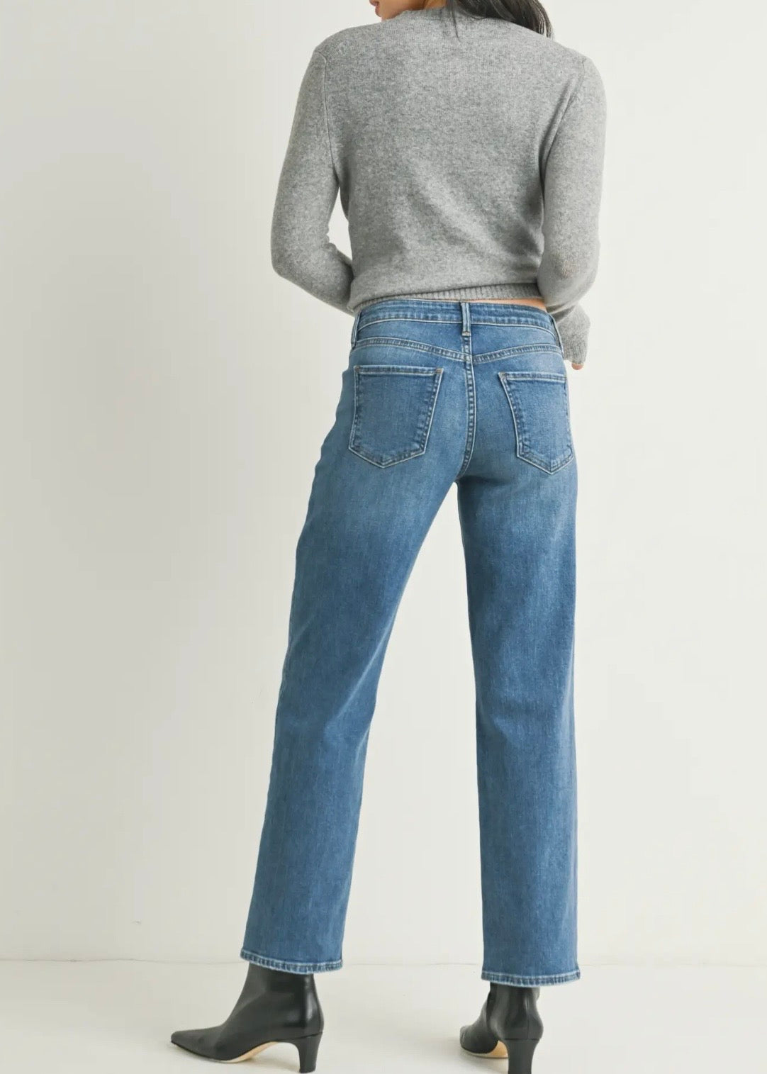 Stretchy Straight Jeans