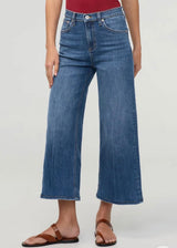 Performance Denim+ High Rise Wide Leg Crop