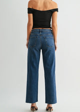 Classic Straight Leg with Scissor Cut Hem