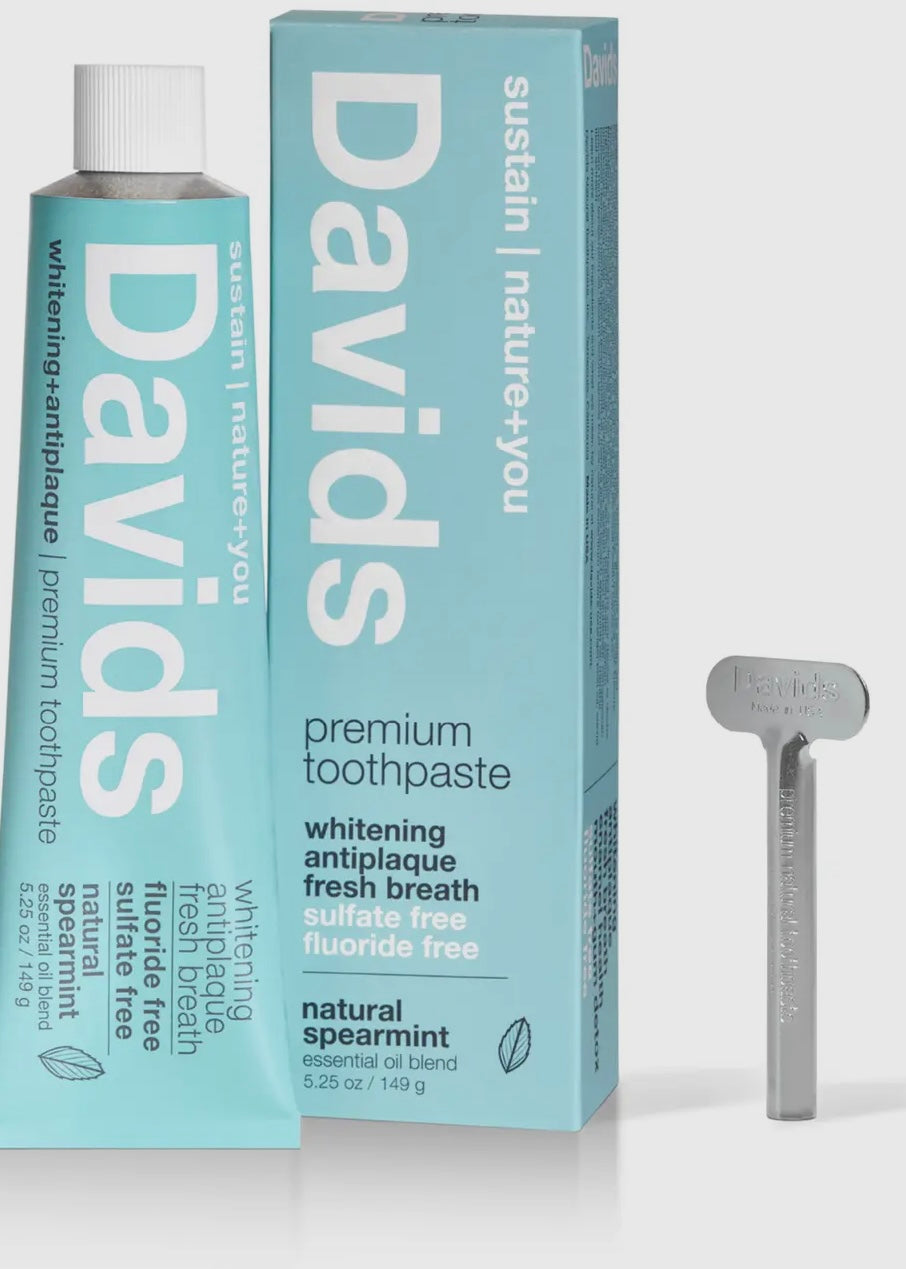 Toothpaste Ribbon Davids Toothpaste / Spearmint – Red Ribbon