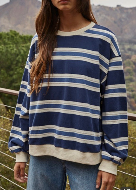 Nila Stripe Sweater
