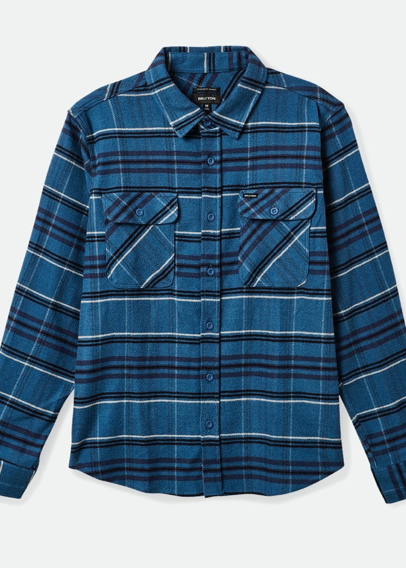 Bowery Stretch WR Flannel Ocean Blue/Washed Navy/Mineral