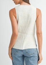 Holos Side Slit Sweater Vest