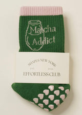 Matcha Grip Socks