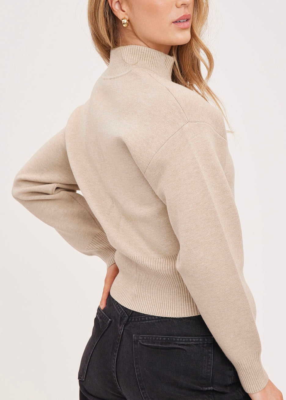 Rowan Zip Up Sweater