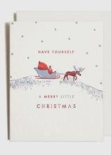Little Christmas Moose Card