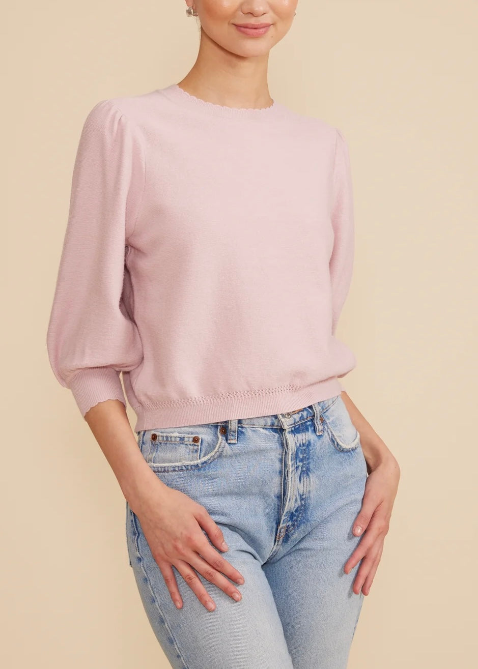 Britt Knit 3/4 Sleeve Top