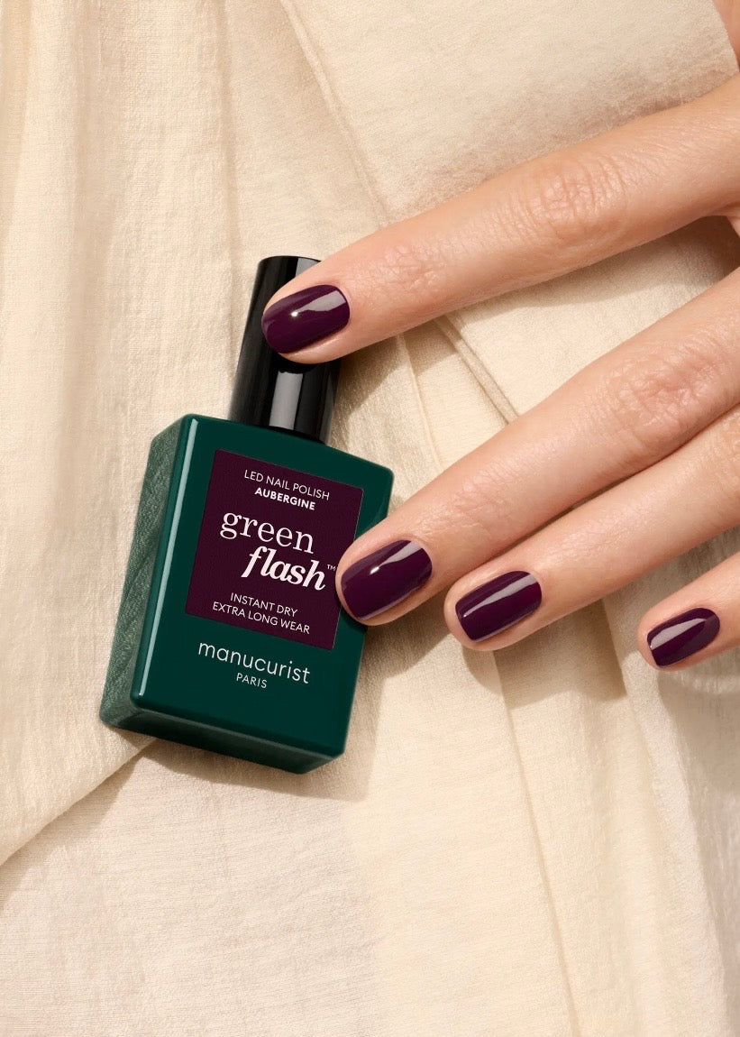 Green Flash™ Eggplant Nail Polish