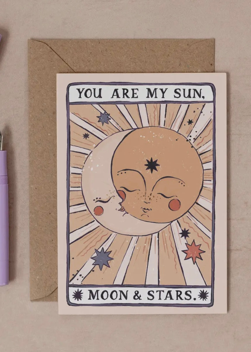 Sun, Moon & Stars Card