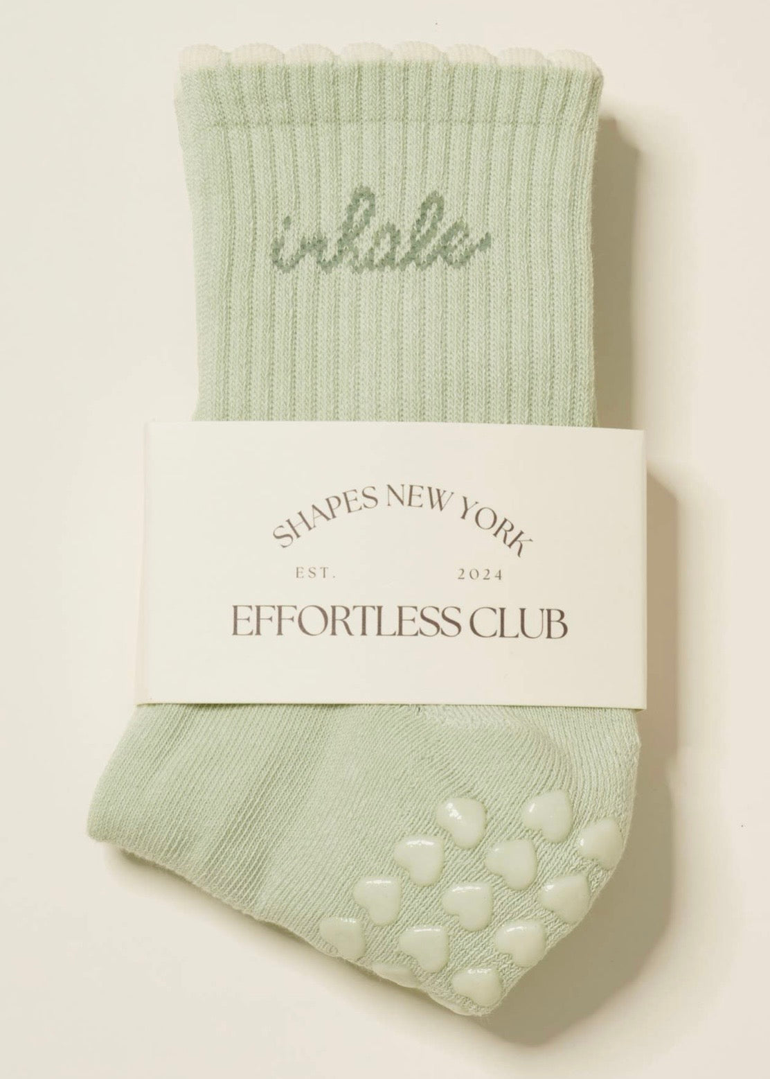 Inhale Exhale Grip Socks