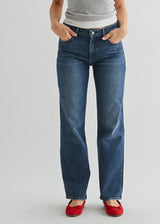 Stretchy Straight Jeans