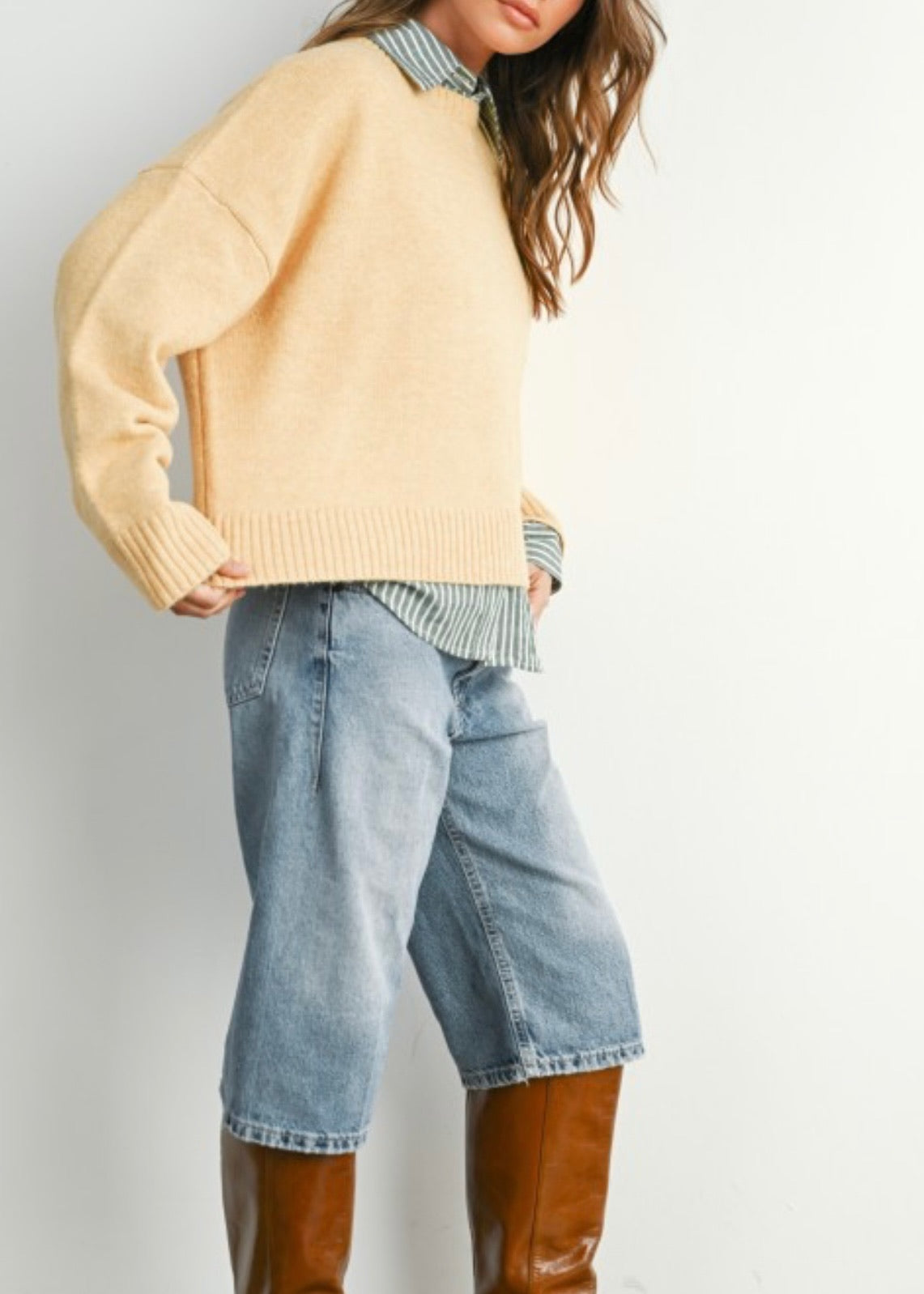 Butter Tie Back Sweater