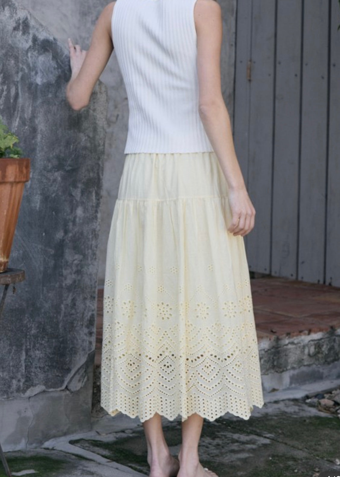Lauren Eyelet Skirt