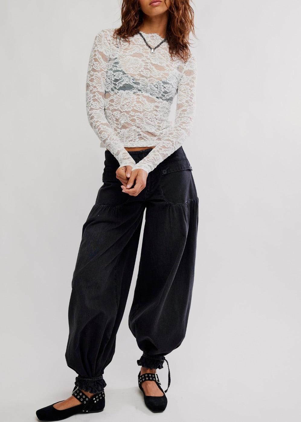 Raising Eyebrows Lace Top