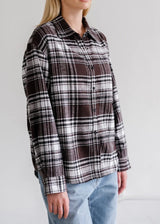 Oversized Plaid Button Up
