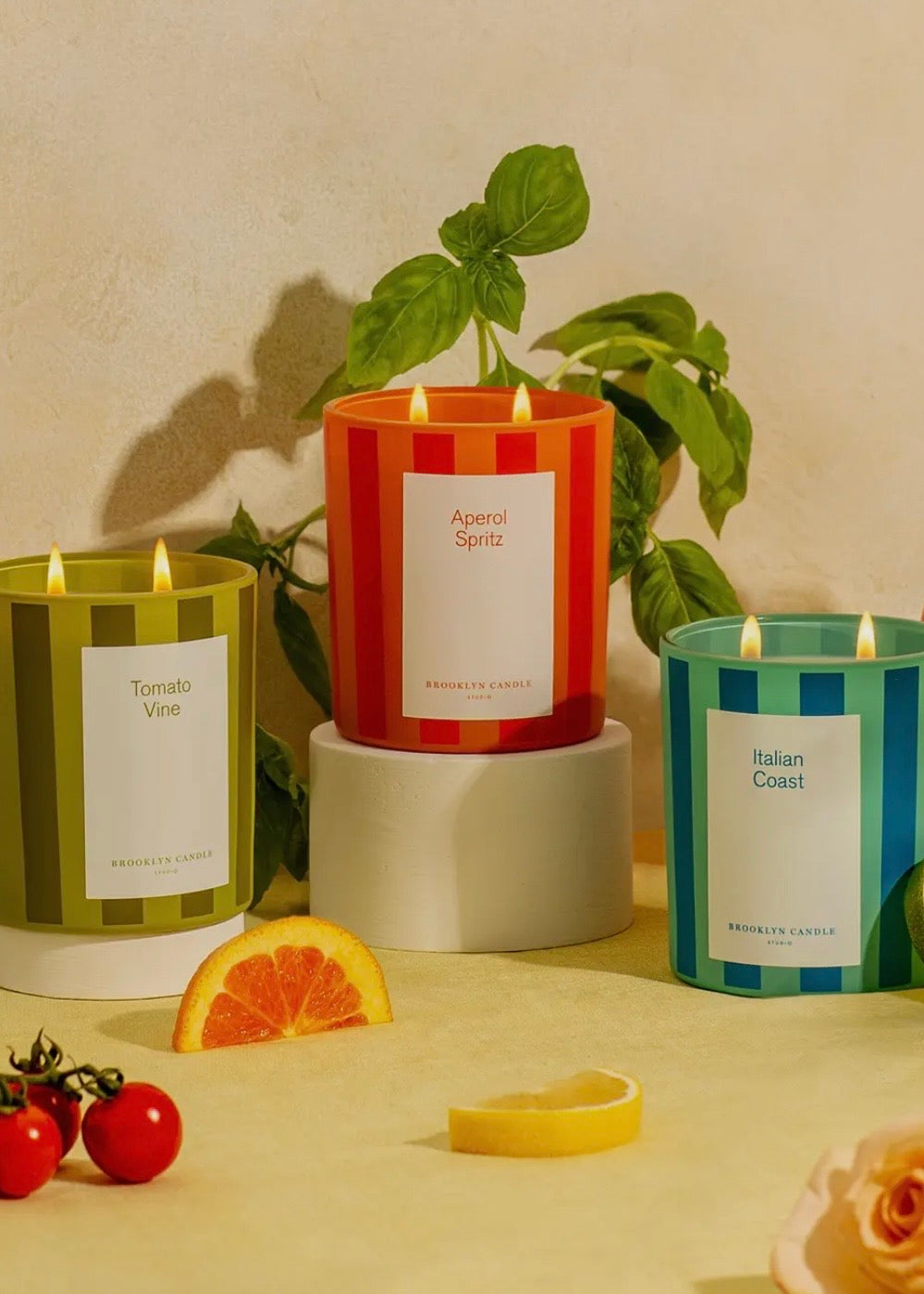Aperol Spritz Candle