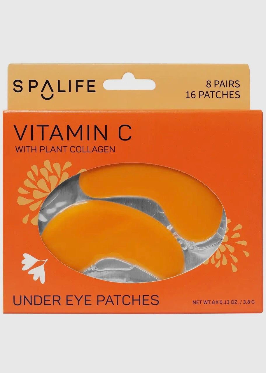 Vitamin C Brightening Under Eye Masks - 8 Pairs