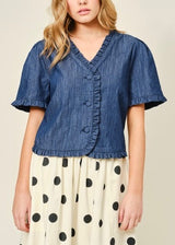 Bella Ruffle Edge Jacket