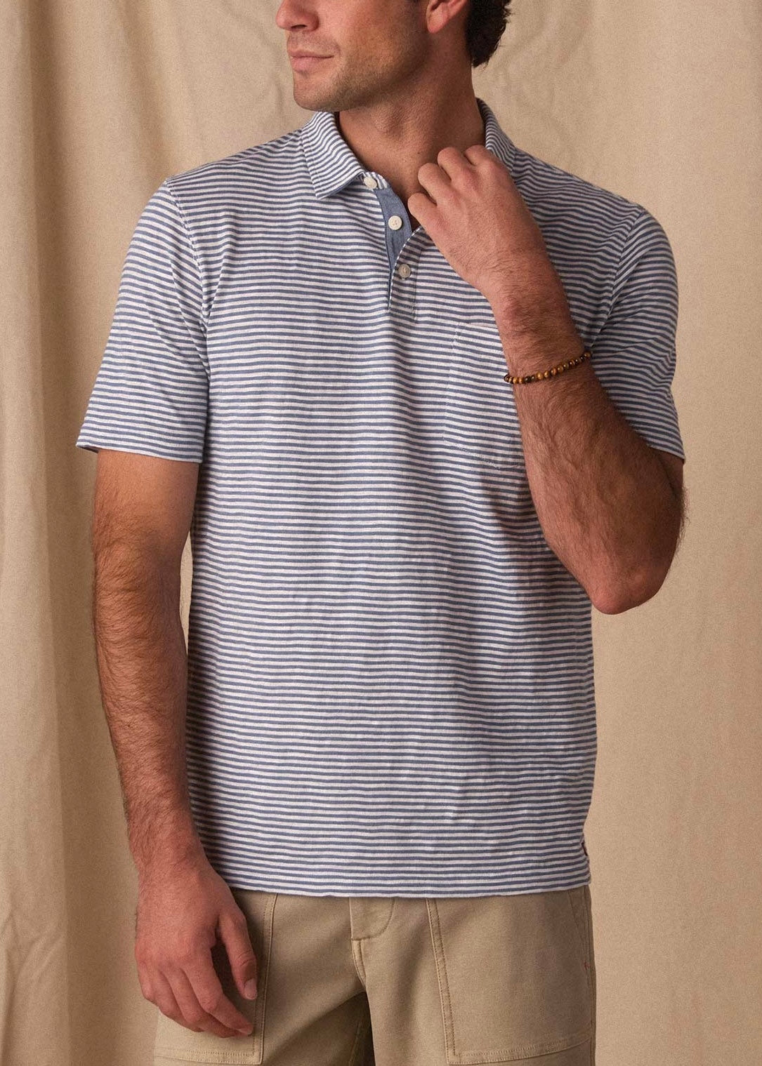 Vintage Slub Pocket Polo