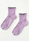 The Petite Ruffled Modal Sock