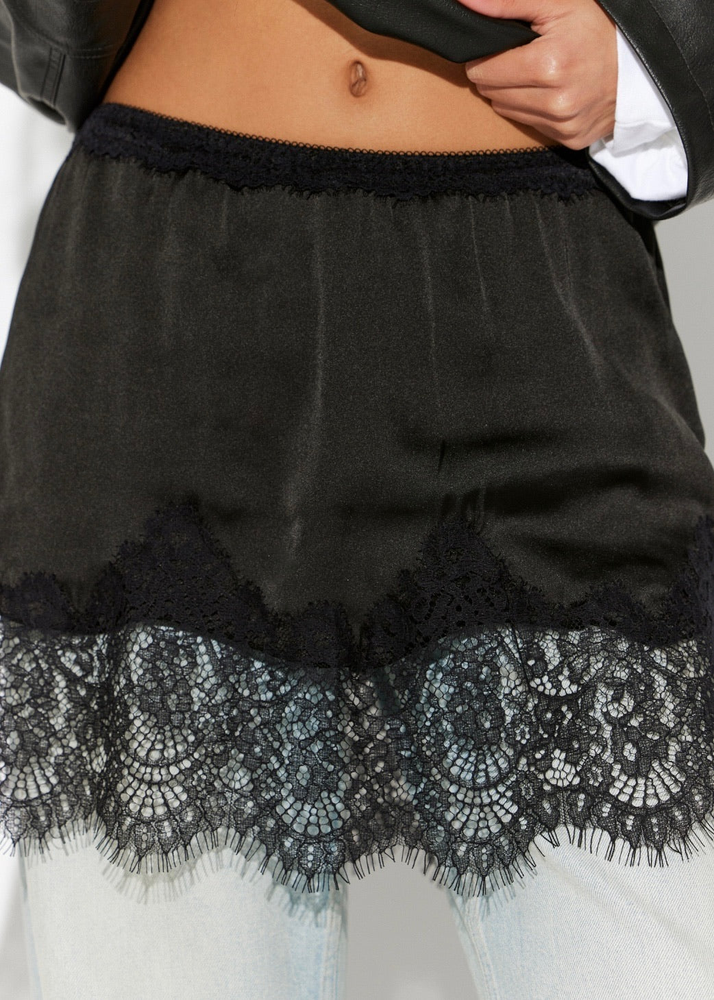 *pre-order Meet Me in The Middle Slip Skirt