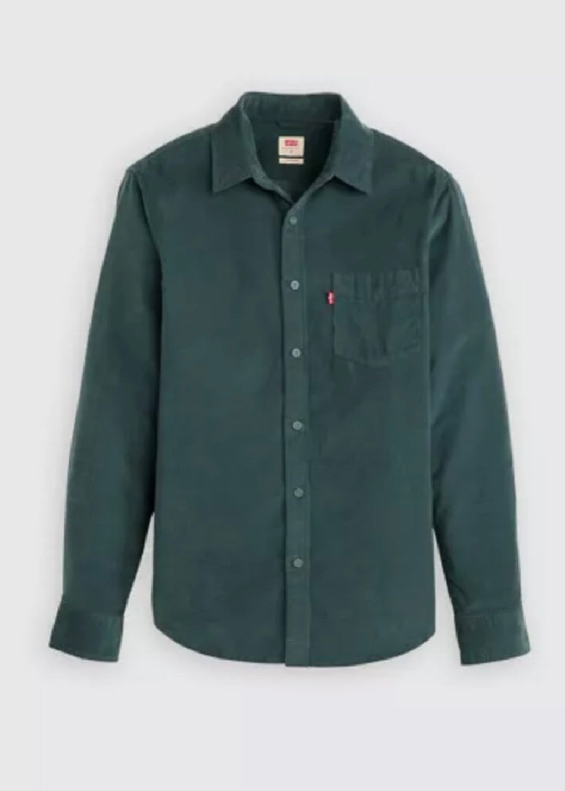 Classic Button Up in Slate