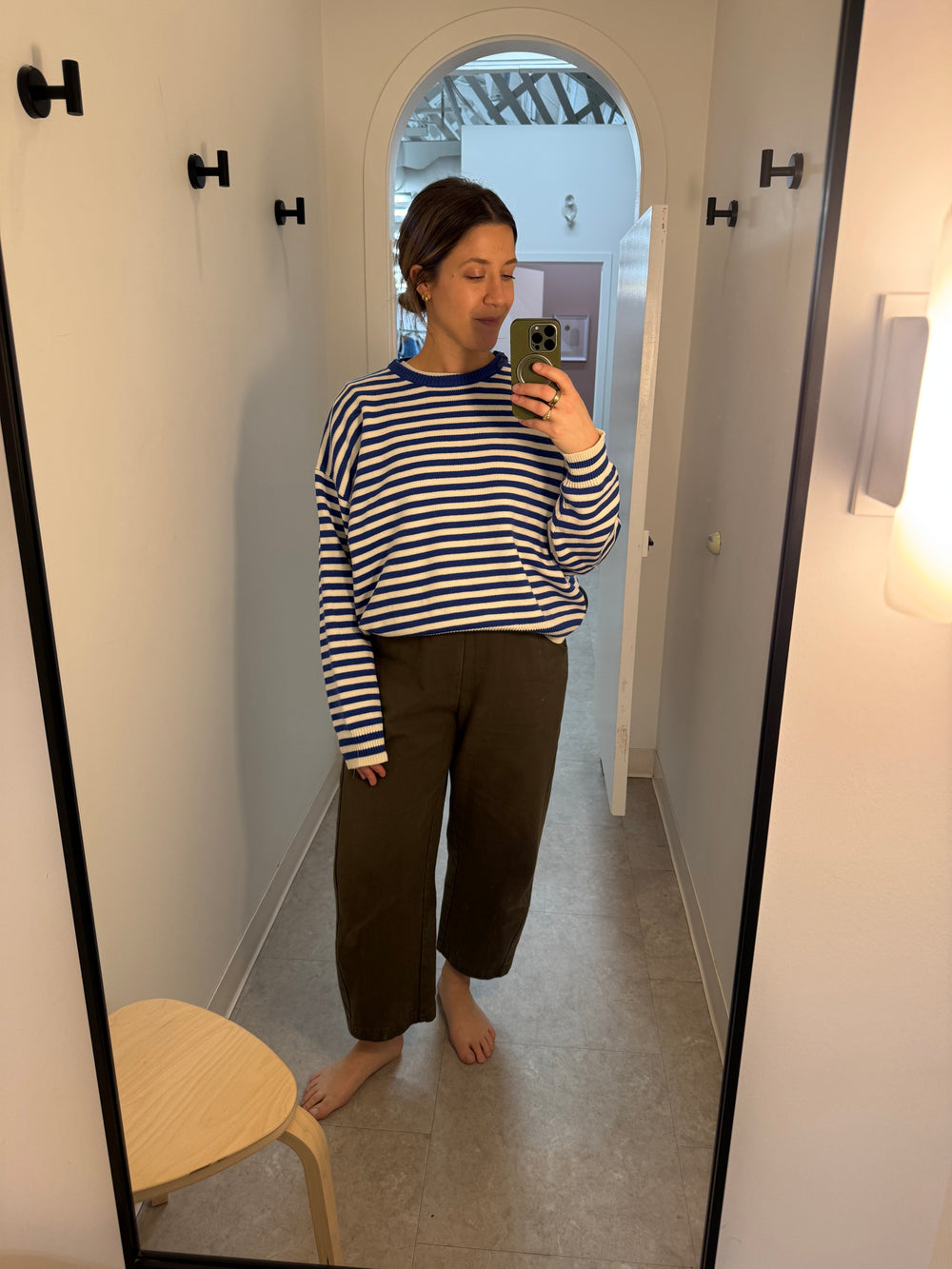 Juno Stripe Sweater – Red Ribbon