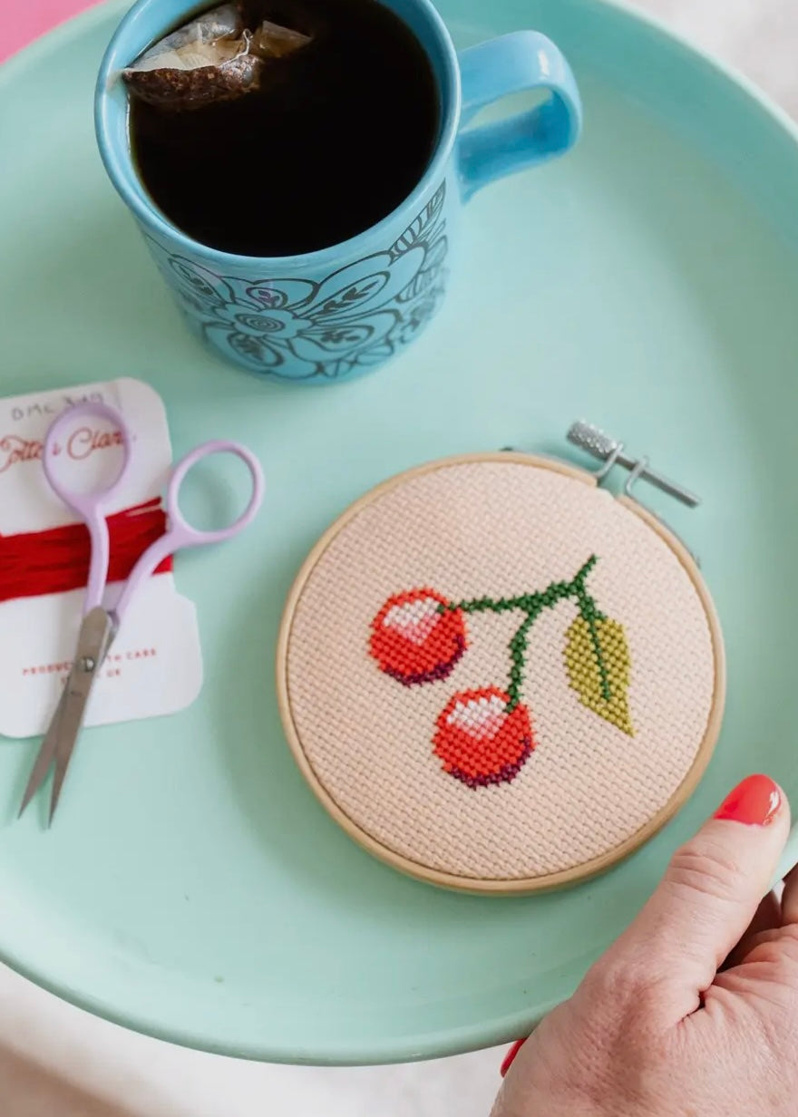 Cherry Cross Stitch Kit